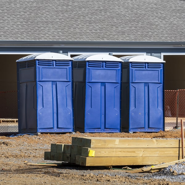 are there any restrictions on where i can place the portable restrooms during my rental period in Rock City Falls New York